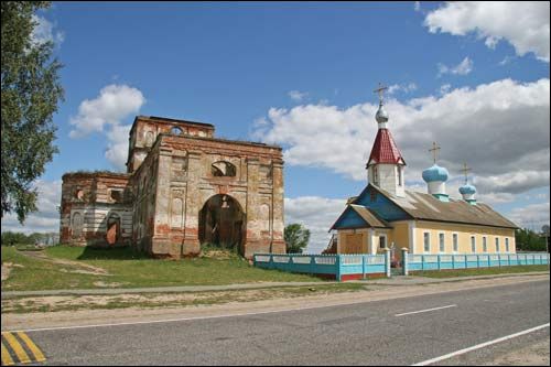Lenina (Papoŭka). Orthodox church of Saint Nicholas
