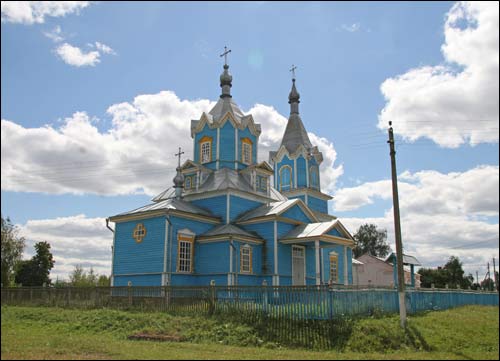 Čyrvony Partyzan (Płutoŭka). Orthodox church of the Birth of the Virgin