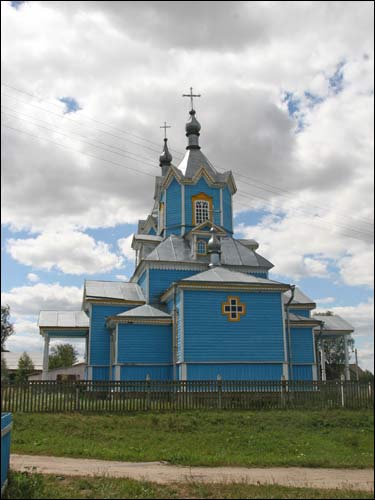 Čyrvony Partyzan (Płutoŭka). Orthodox church of the Birth of the Virgin