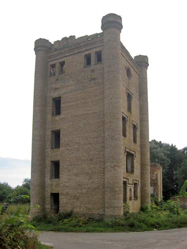 The ruins of the distillery, view from north Barysaŭščyna. Manor of Jastrzębski