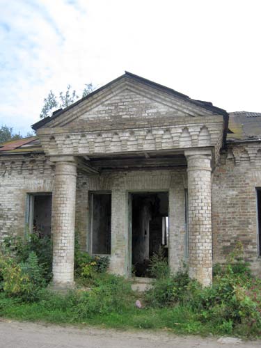 Dwelling house, a fragment Barysaŭščyna. Manor of Jastrzębski