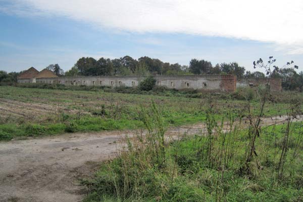 Household yard, stables Barysaŭščyna. Manor of Jastrzębski