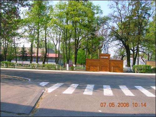 Lelčycy. Town streets 