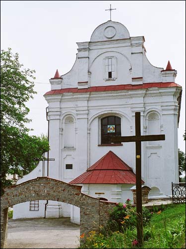  - Касцёл Святога Міхала Арханёла і кляштар цыстэрцыянак. Галоўны фасад