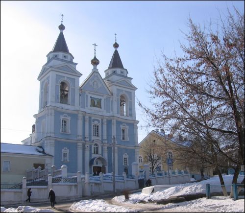 Mazyr. Orthodox church and monastery of St. Michael