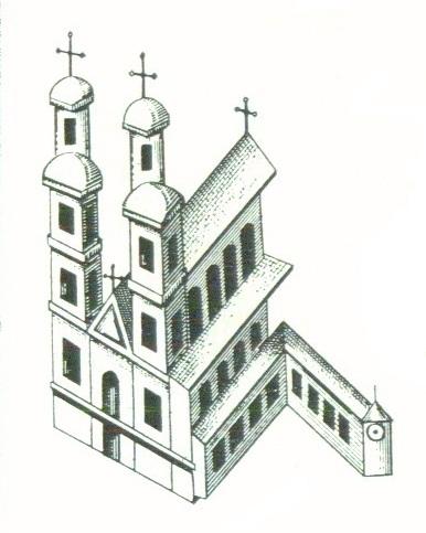 Mazyr. Orthodox church and monastery of St. Michael
