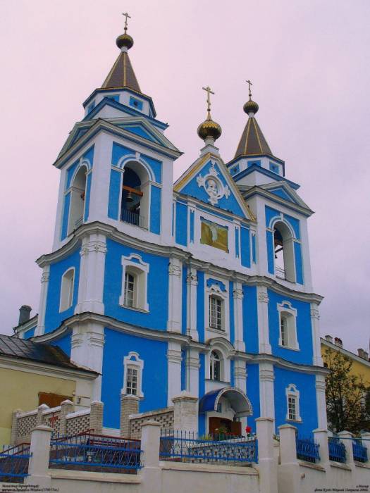 Mazyr. Orthodox church and monastery of St. Michael