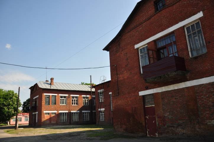 Dobruš.  Living house for the workers of paper mill