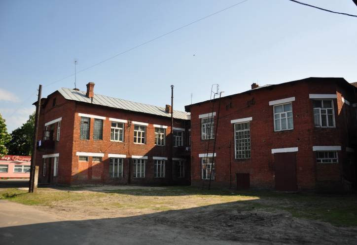 Dobruš.  Living house for the workers of paper mill