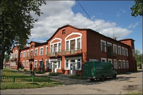 Dobruš.  Living house for the workers of paper mill