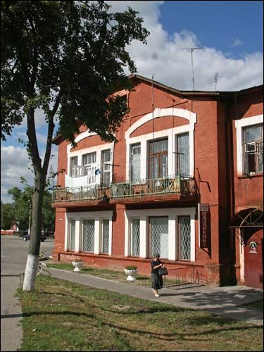 Dobruš.  Living house for the workers of paper mill