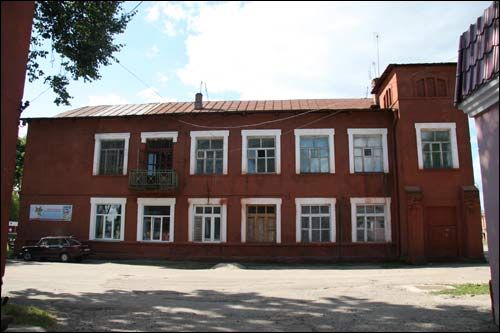 Dobruš.  Living house for the workers of paper mill