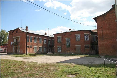 Dobruš.  Living house for the workers of paper mill