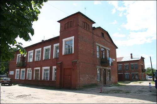 Dobruš.  Living house for the workers of paper mill