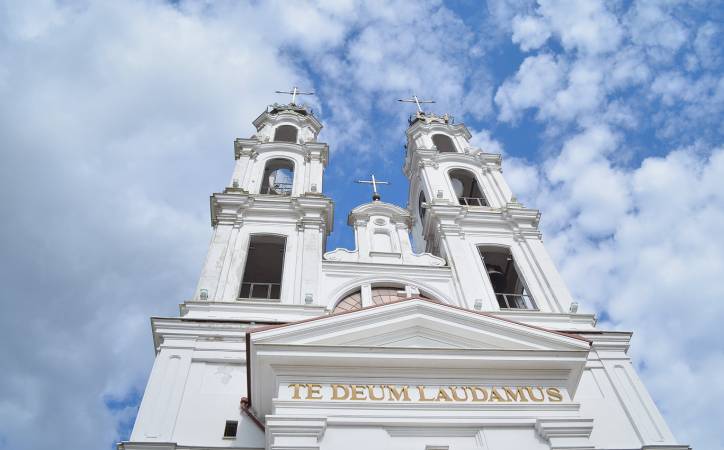 Ašmiany. Catholic church of St. Michael the Archangel