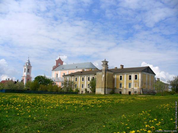 Boruny. Kościół ŚŚ. App. Piotra i Pawła i klasztor Bazylianów