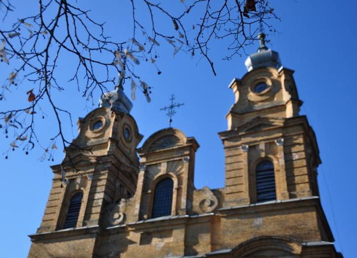 Dvarec. Catholic church of St. Anthony of Padua