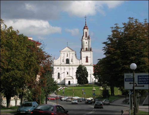 Hrodna. Catholic church of the Discovery of the Holy Cross (Bernardine)