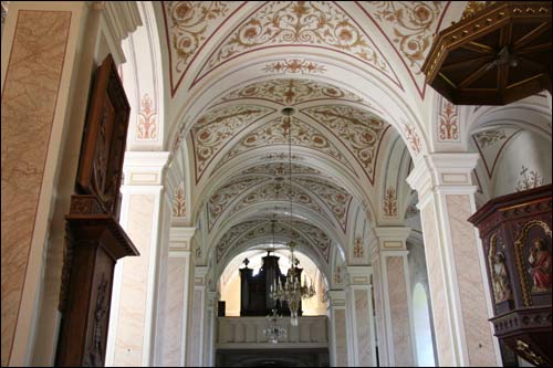  - Catholic church of the Holy Trinity. Interior. Fragment