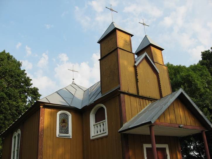 Kozłowicze. Kościół Wniebowzięcia NMP i św. Andrzeja Boboli
