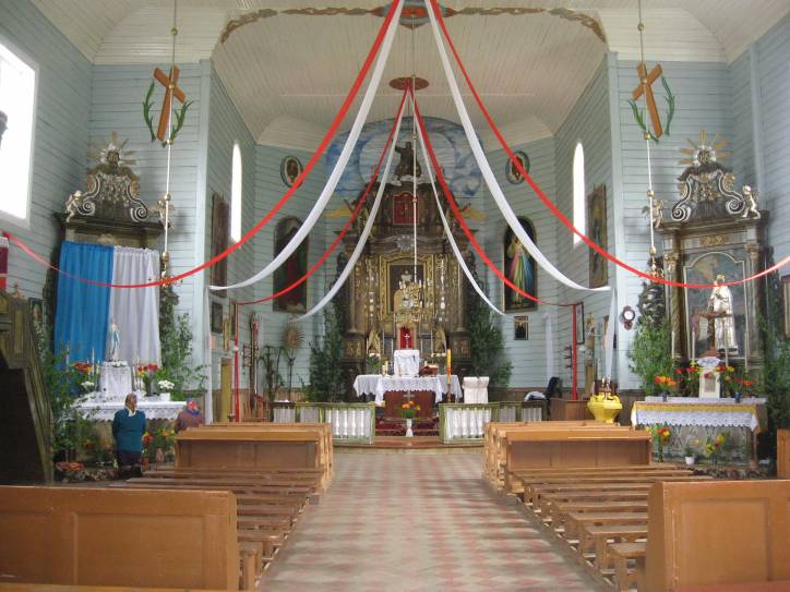 Dudy. Catholic church of St. Mary