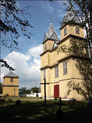 Dudy. Catholic church of St. Mary