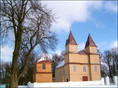 Dudy. Catholic church of St. Mary