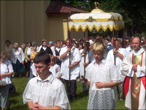Dudy. Catholic church of St. Mary