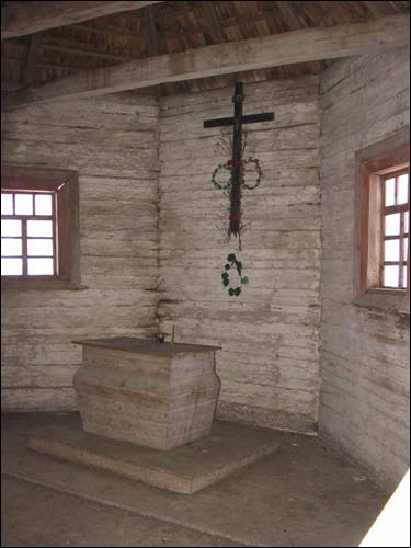  - cemetery Catholic. Chapel. Interior