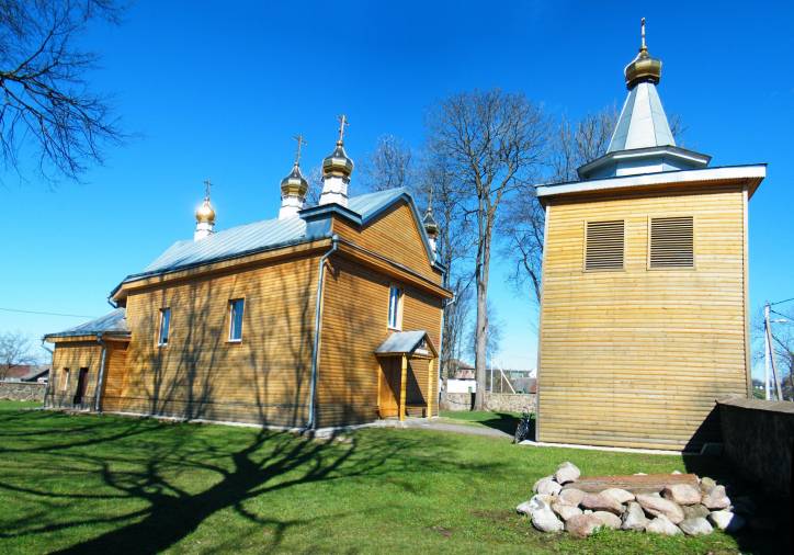 Traby. Orthodox church of St. Peter and St. Paul