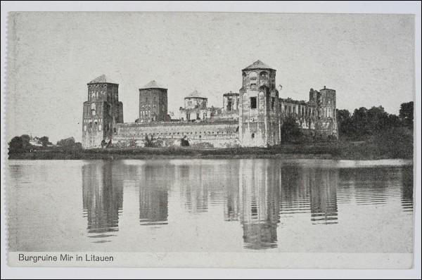  -  Mir Castle at the old photos. 