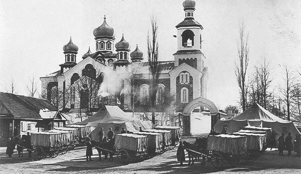 Turec. Orthodox church of the Protection of the Holy Virgin