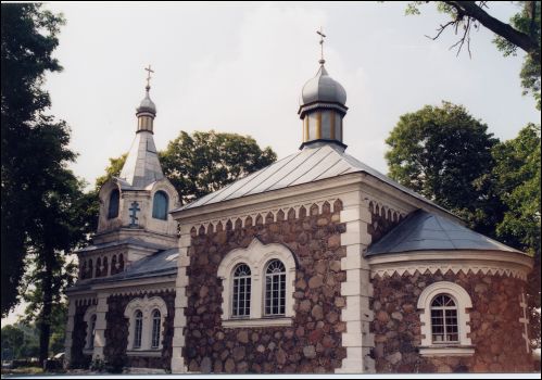 Dakudava. Orthodox church of the Birth of the Virgin