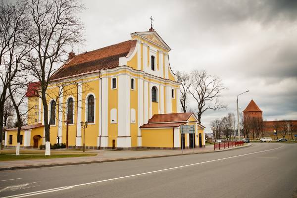 Lida. Catholic church of the Exaltation of the Holy Cross