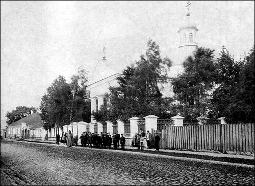  - Orthodox church of St. Michael the Archangel. Photo by J. Balzunkevich early 20th century. The temple was built in 1797-1825 as a Roman-Catholic st. Joseph church at piarists monastery. In 1863 russian authorities handed it over to Orthodox. In 1920-1930 temple is Roman-Catholic church again.