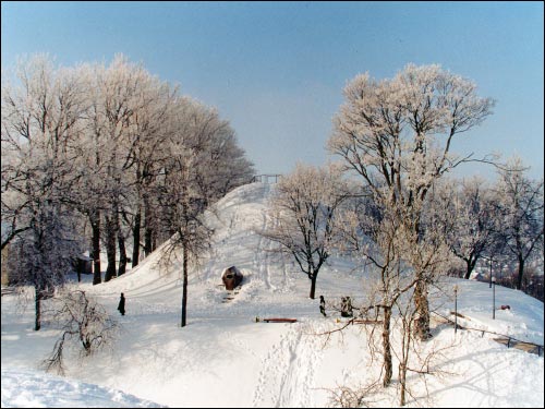 Navahrudak.  Adam Mickievič mound