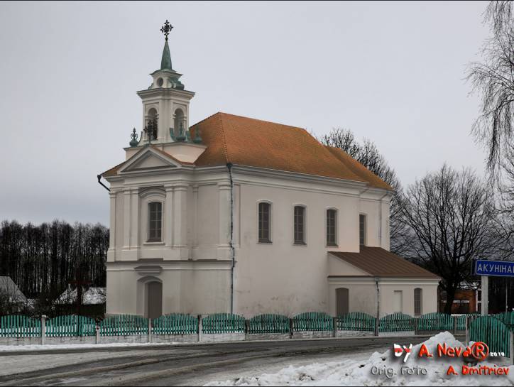 Novadzieviatkavičy. Catholic church of St. Peter and St. Paul