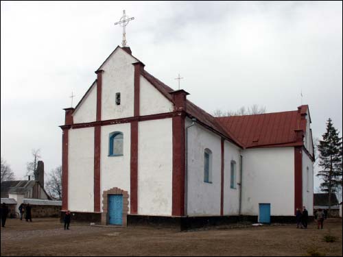Žodziški. Catholic church of the Holy Trinity