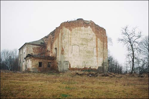 Hryniavičy (Vialikaja Łapienica). Catholic church of Franciscan