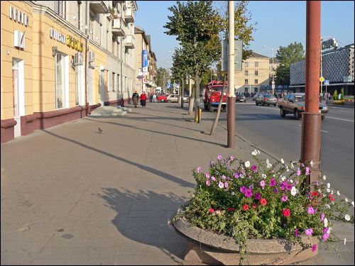 Baranavičy. Town streets 