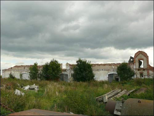  - Гаспадарчы двор Хадкевічаў. Руіны гаспадарчай пабудовы