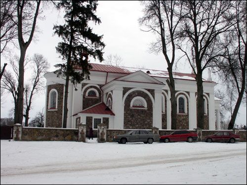 Žałudok. Catholic church of the Assumption of the Blessed Virgin Mary