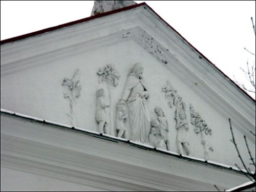Žałudok. Catholic church of the Assumption of the Blessed Virgin Mary