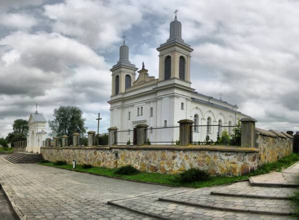 Vaŭkavysk. Catholic church of St. Wenceslaus