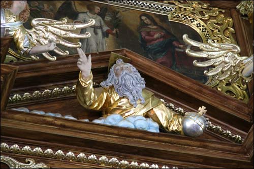  - Catholic church of St. John the Baptist. Main altar. Fragment