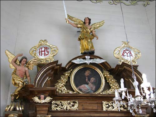  - Catholic church of St. John the Baptist. Side altar. Fragment