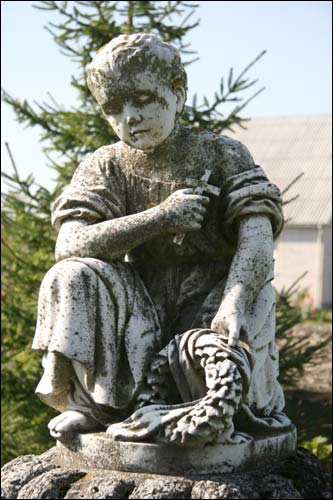  - Catholic church of St. John the Baptist. Jadwiga Zwierowicz tomb. Fragment