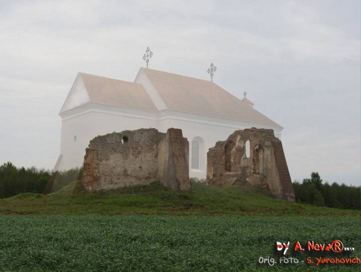 Gojcieniszki.  Kościół ewangelicki