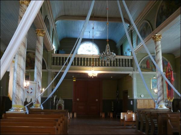 Kanvieliški. Catholic church of the Sacred Heart of Jesus