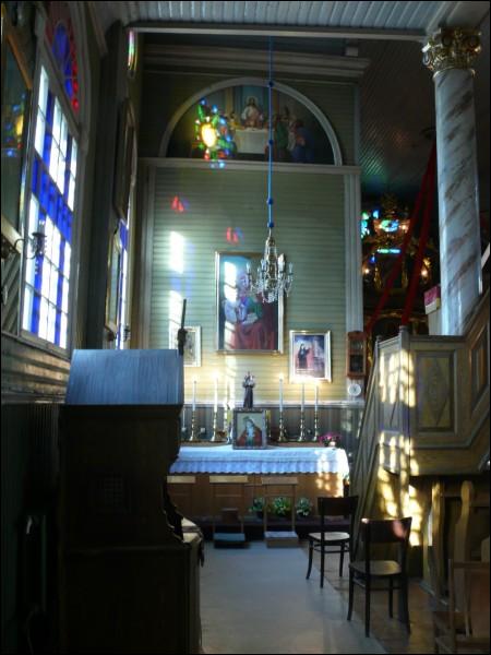 Kanvieliški. Catholic church of the Sacred Heart of Jesus